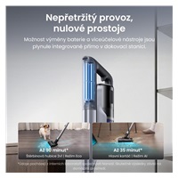 Narval V50 - aku tyčový vysavač s nabíjecí stanicí