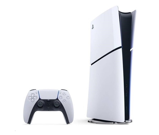 SONY PS5 SLIM Digital 1TB + Extra DS5 controller White