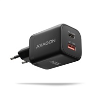 AXAGON ACU-PQ100, GaN nabíjačka do siete 100W, USB-A + USB-C, PD3.0/PPS/QC4+/SFC2.0/Apple, čierna