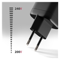 AXAGON ACU-PQ100, GaN nabíjačka do siete 100W, USB-A + USB-C, PD3.0/PPS/QC4+/SFC2.0/Apple, čierna