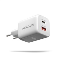 AXAGON ACU-PQ100W, GaN nabíjačka do siete 100W, USB-A + USB-C, PD3.0/PPS/QC4+/SFC2.0/Apple, biela