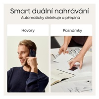PLAUD Note Pro - AI hlasový záznamník, stříbrný