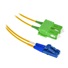 XtendLan duplexní patch kabel 9/125, LC-SC/APC, LSOH, ultraflexibilní G.657.A1, 3m