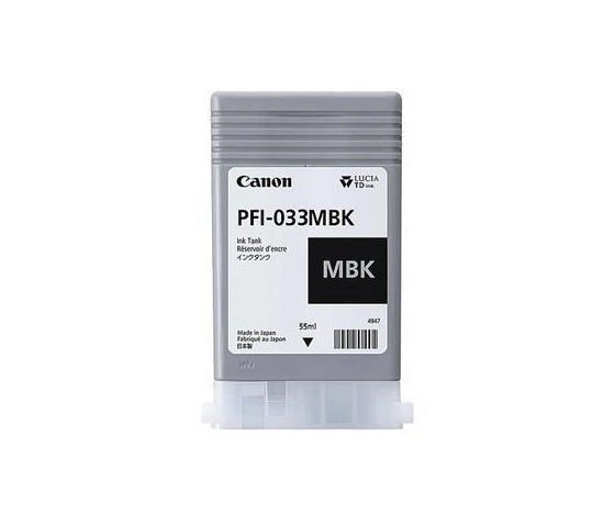 Canon CARTRIDGE PFI-033 MBK matná černá pro imagePROGRAF TM-500 a TM-600