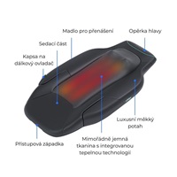 Chirp Contour - dekompresní a masážní lehátko