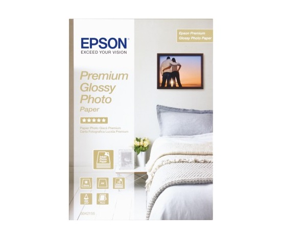 Papier EPSON A4 Premium Glossy Photo (15 listov), 255 g/m2