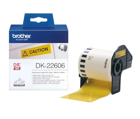 BROTHER DK-22606 žltá fólia 62mm x 15,24m