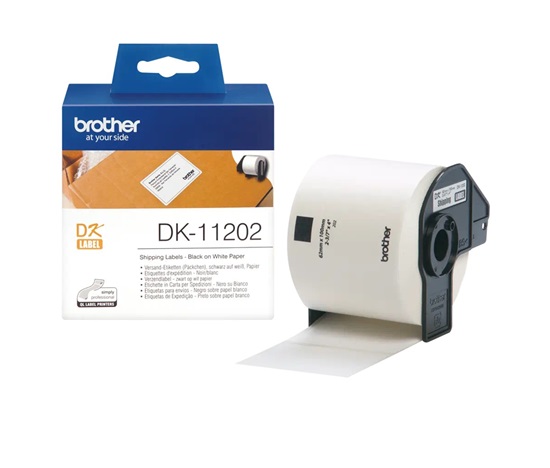 BROTHER DK-11202 Poštové nálepky 62x100mm (300 ks)