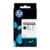 HP Black 3 ml Plain Paper Print Cart, 51604A