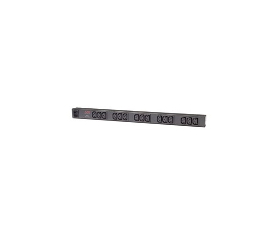 APC Rack PDU, Basic, ZeroU, 16A, 208/230V, (15)C13, IEC-320 C20 2.5m