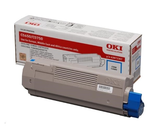 Oki Toner Cyan pre C5650/C5750 (2 000 strán)