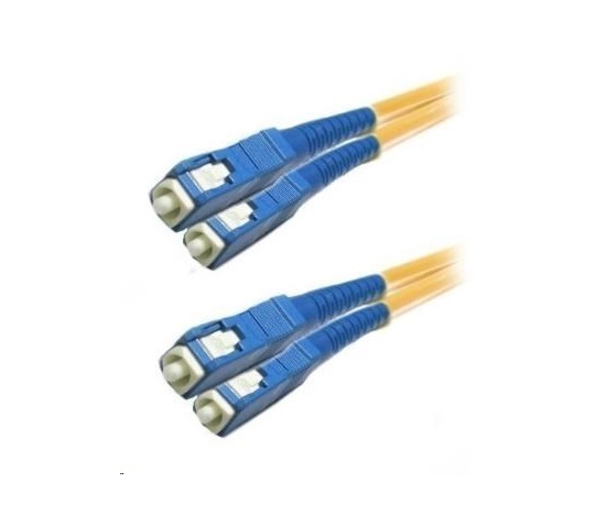 Duplexný prepojovací kábel SM 9/125, OS2, SC-SC, LS0H, 2 m