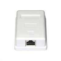 Zásuvka STP 1x RJ45 Cat5E, blok 110, sadrokartón