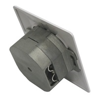 Zásuvka STP 2x RJ45 Cat5E, dvojitá svorkovnica, zapustená