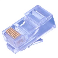 Konektor RJ45 UTP (8p8c), Cat5E, 50µm, licna(lanko) - 100 ks