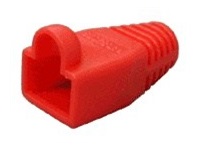 Ochrana pre konektor RJ45, odolná proti zachyteniu - červená, 100ks