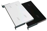 TRITON Police s perforáciou 19", 1U/150mm, nosnosť 15kg, čierna