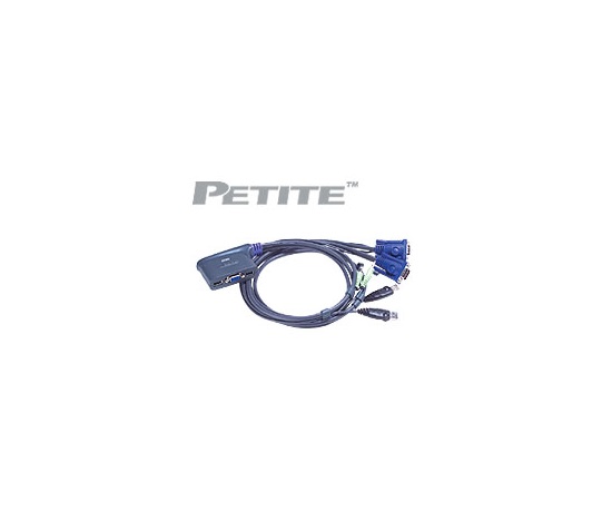 ATEN KVM prepínač 2-portový VGA KVMP USB2.0, mini, audio, 1,8 m káble
