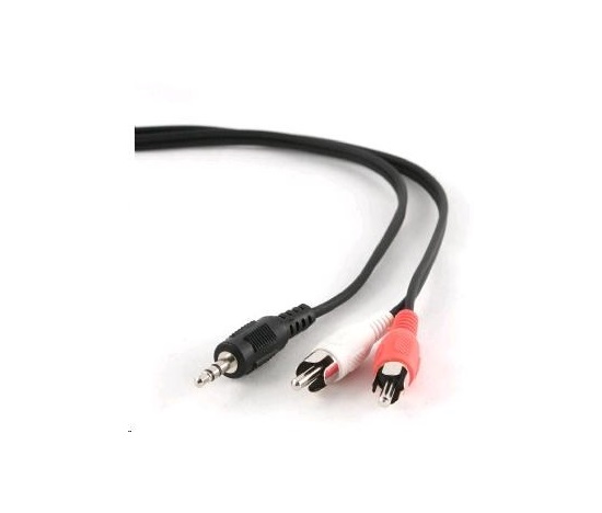 GEMBIRD Audio kábel 3,5 mm Jack - 2x Cinch 1,5 m (RCA, M/M, stereo)