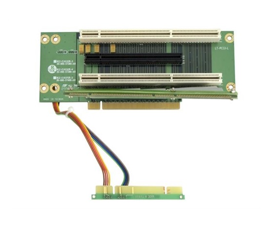 CHIEFTEC Riser card 2U RC2-E16X2R-4, podpora 1xPCI-E x 16 slotov a 2xPCI-X 133 slotov