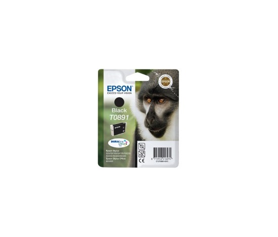 Čierny atrament EPSON Stylus "Monkey" S20/SX100/SX200/SX400 (T0891) - čierny