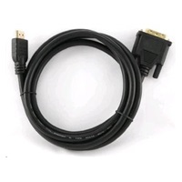 GEMBIRD HDMI - DVI kábel 1,8 m (M/M, DVI-D, Single Link, pozlátené kontakty, tienený)