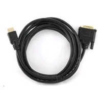 GEMBIRD HDMI - DVI 3 m kábel (M/M, DVI-D, Single Link, pozlátené kontakty, tienený)