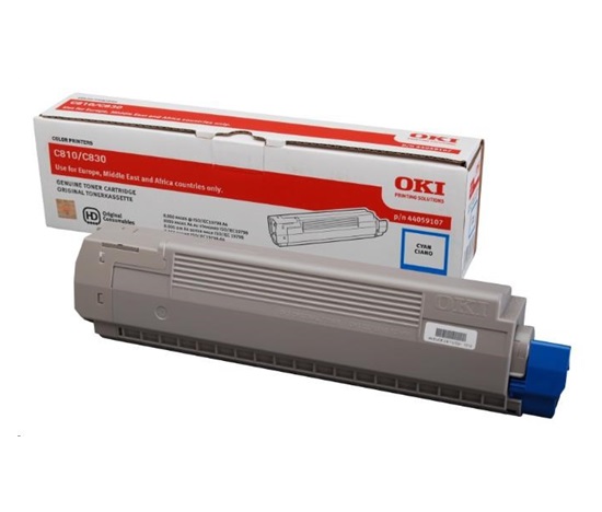 Oki Toner Cyan pre C810/C830 (8.000 strán)