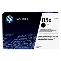HP 05X Black LJ Toner Cart, CE505X (6,500 pages)