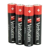VERBATIM Alkalické baterie AAA, 4 PACK , LR3