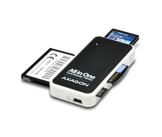 AXAGON CRE-X1, USB 2.0 externí MINI čtečka 5-slot ALL-IN-ONE