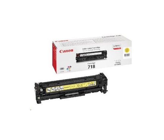 Canon LASER TONER žltý CRG-718Y (CRG718Y) 2 900 strán*