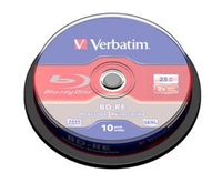 VERBATIM BD-RE SL(10-pack)Blu-Ray/vreteno/2x/25GB