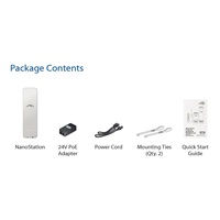 UBNT airMAX NanoStation M5 [5GHz, 16dBi anténa, Client/AP/Repeater, 802.11a/n, MIMO]