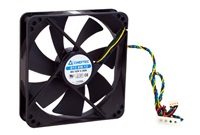 Ventilátor CHIEFTEC AF-1225PWM, 120x120x25 mm, 2-guličkový, PWM