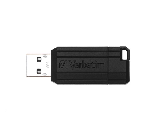 VERBATIM Flash disk 8 GB Store 'n' Go PinStripe, čierny