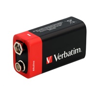 VERBATIM Alkalické baterie 9V, 1 PACK , 6LR61