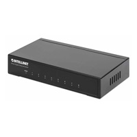 Intellinet 8portový gigabitový ethernetový prepínač, kovový