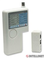 Tester káblov Intellinet, 4 v 1, RJ11, RJ45, USB a BNC