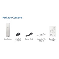 UBNT airMAX NanoStation M2 [2.4GHz, 11dBi anténa, klient/AP/repeater, 802.11b/g/n, MIMO]