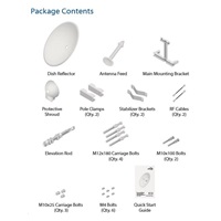 UBNT airMAX RocketDish RD-5G34 [smerová anténa MIMO, 5GHz, 34dBi, 3°, sada Rocket]