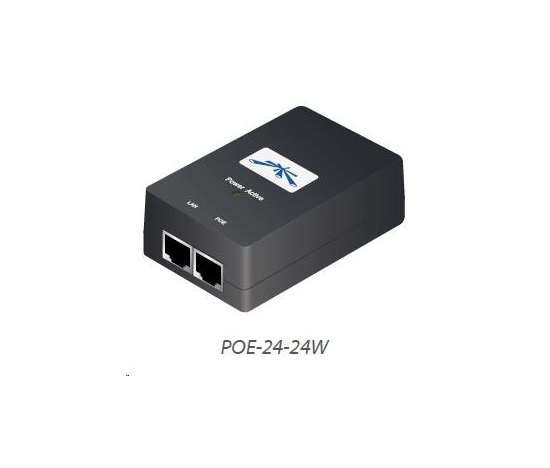 UBNT POE-24-24W [PoE adaptér 24V/1A (24W), vrátane. napájací kábel]