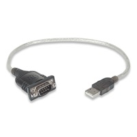 MANHATTAN prevodník USB na sériový port (USB AM / DB9M, RS232), blister