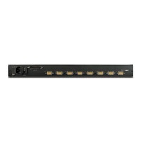 17" racková LCD konzola APC s integrovaným 8-portovým analógovým prepínačom KVM