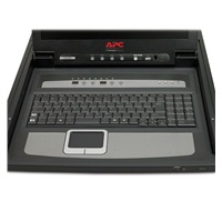 17" racková LCD konzola APC s integrovaným 8-portovým analógovým prepínačom KVM