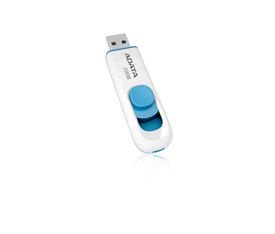 ADATA Flash disk 16GB C008, USB 2.0 Klasická, biela