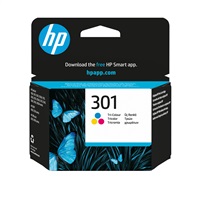 HP 301 Tri-color Ink Cart, 3 ml, CH562EE (165 pages)