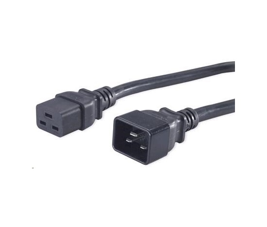PREMIUMCORD Napájací kábel 230V/16A predĺženie 3m (konektory IEC 320 C19 - IEC 320 C20)