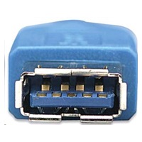 MANHATTAN USB kábel 3.0 A-A predĺženie 2m, modré