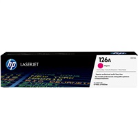 HP 126A Magenta LJ Toner Cart, CE313A (1,000 pages)